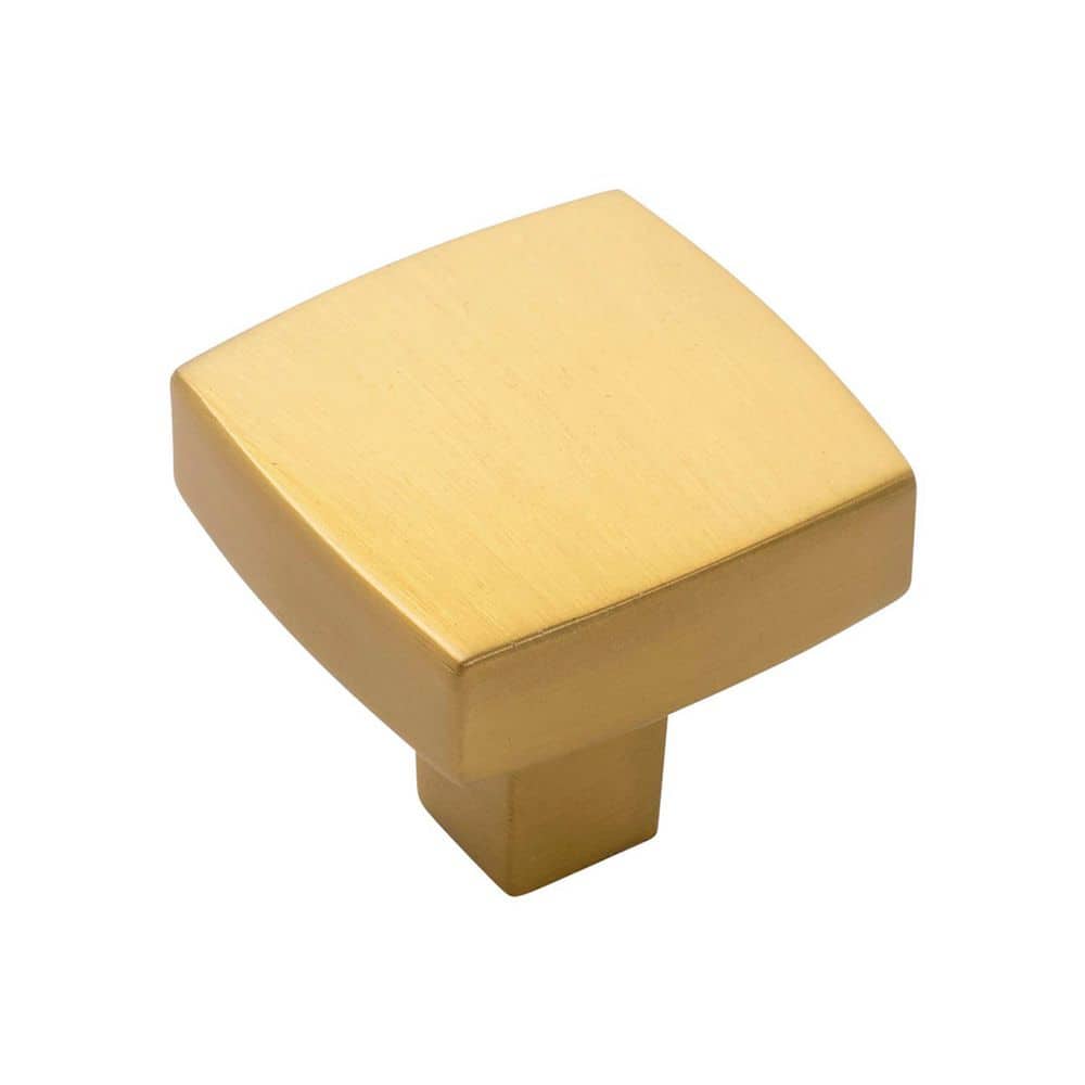 Coventry Collection Knob 1.25 Inch x 1.25 Inch Brushed Golden Brass Finish Square Cabinet Knob price history on PriceWatchPro