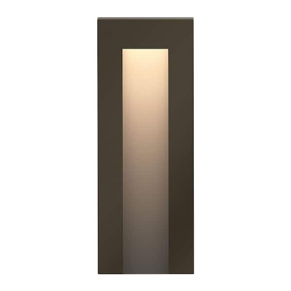Taper Low-Voltage Bronze Integrated LED Vertical Stair Light
