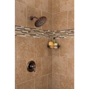 Brantford Posi-Temp Rain Shower Single-Handle Shower Only Faucet Trim Kit in Oil Rubbed Bronze (Valve Not Included)