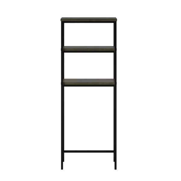 SystemBuild Evolution Yellowstone 24 in. W x 63.31 in. H x 10 in. D Gray Over-the-Toilet Storage