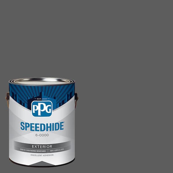 1 gal. PPG1001-6 Knight's Armor Satin Exterior Paint