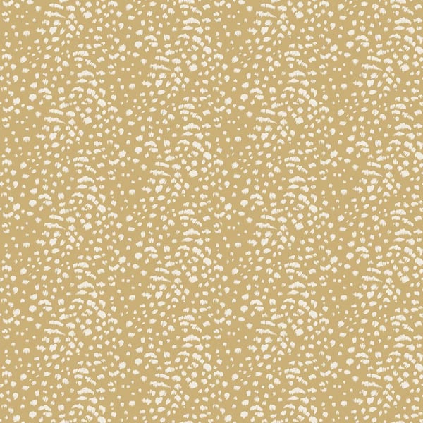 OhPopsi Ula Yellow Mustard Cheetah Spot Wallpaper WLD53129W - The Home ...