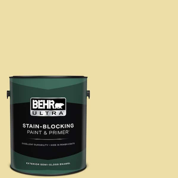 BEHR ULTRA 1 gal. #PPU8-12 Refreshing Tea Semi-Gloss Enamel Exterior Paint & Primer