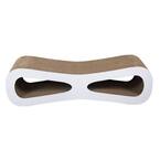 Cat-eyed Cat Scratcher and Lounge Protect Furniture Functional Original Wood Color