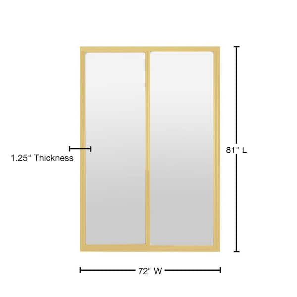 RELIABILT Soft Gold Indoor Barn Door Handle at