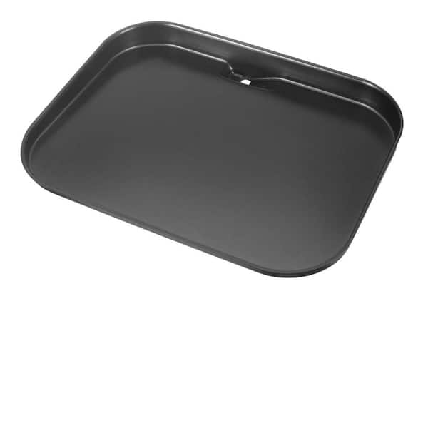 Cast Iron Griddle Pan with Enamel Nonstick Coating for Ninja Woodfire OG800 and OG900, 17.8 x 12.3