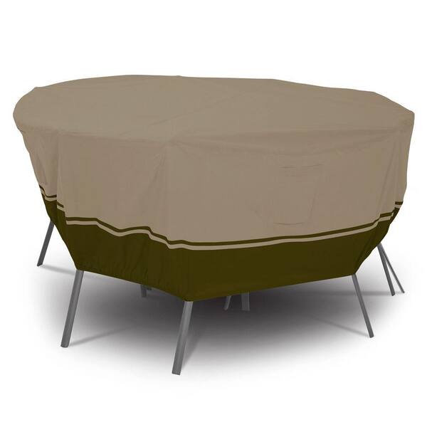 Classic Accessories Villa Large Round Patio Table and Chair Set Cover-DISCONTINUED