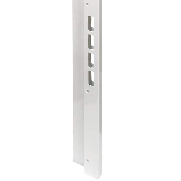 Mega-Jamb Reinforcing Plate, 48 in., For 1-3/4 in. Doors, White (Single Pack)