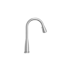 Colony Pro Single Handle Pull Down Sprayer Kitchen Faucet in Stainless Steel