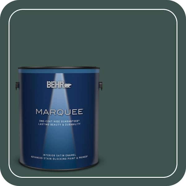 BEHR MARQUEE 1 gal. #480F-7 Sycamore Tree Satin Enamel Interior Paint & Primer