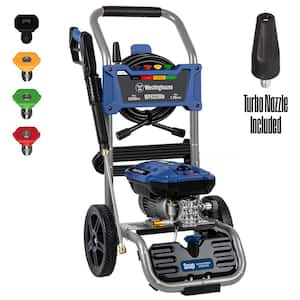 3200 PSI 1.76 GPM 13 Amp Cold Water Electric Powered Pressure Washer with Turbo Nozzle and 5 Quick Connect Tips
