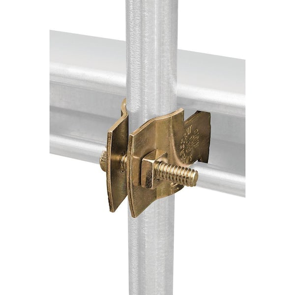 Superstrut 3/4 in. Universal Strut Pipe Clamp - Gold Superstrut 3/4 in. Universal Strut Pipe Clamp - Gold