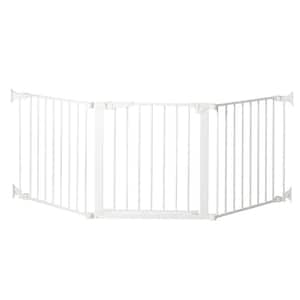 Custom Fit Auto Closing ConfigureGate Baby Gate with 30 in. Door, White