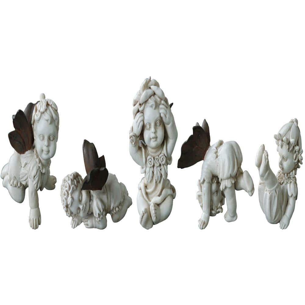 Fairy Garden-Baby Fairies-Garden statue (5-Piece Set) price history on PriceWatchPro