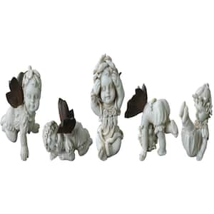 Fairy Garden-Baby Fairies-Garden statue (5-Piece Set)
