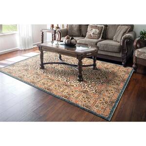 Sirus Multi-Colored 6 ft. 7 in. x 9 ft. 6 in. Oriental Area Rug