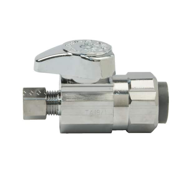 NPT Straight Nozzle Holder With Check Valve & 1/4” Compression Tee Fitting