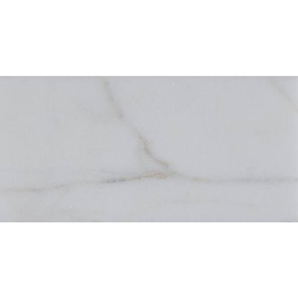 MSI Calacatta Gold 6 in. x 12 in. Polished Marble Floor and Wall Tile (2.5 sq. ft. / case)