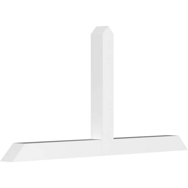 Ekena Millwork Portland 96 in. W x 48 in. H x 6 in. D Signature Polyurethane Bracket