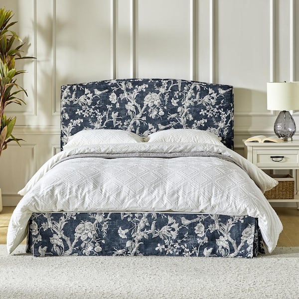 JAYDEN CREATION Ludwig Multi-Colored Wood Frame Queen 2-Piece Bedroom Platform Bed Set with Storage
