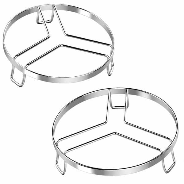 SUS304 Stainless Steel Steamer Rack Trivet with Tongs for Instant Pot Steaming and Cooling Nordic Style