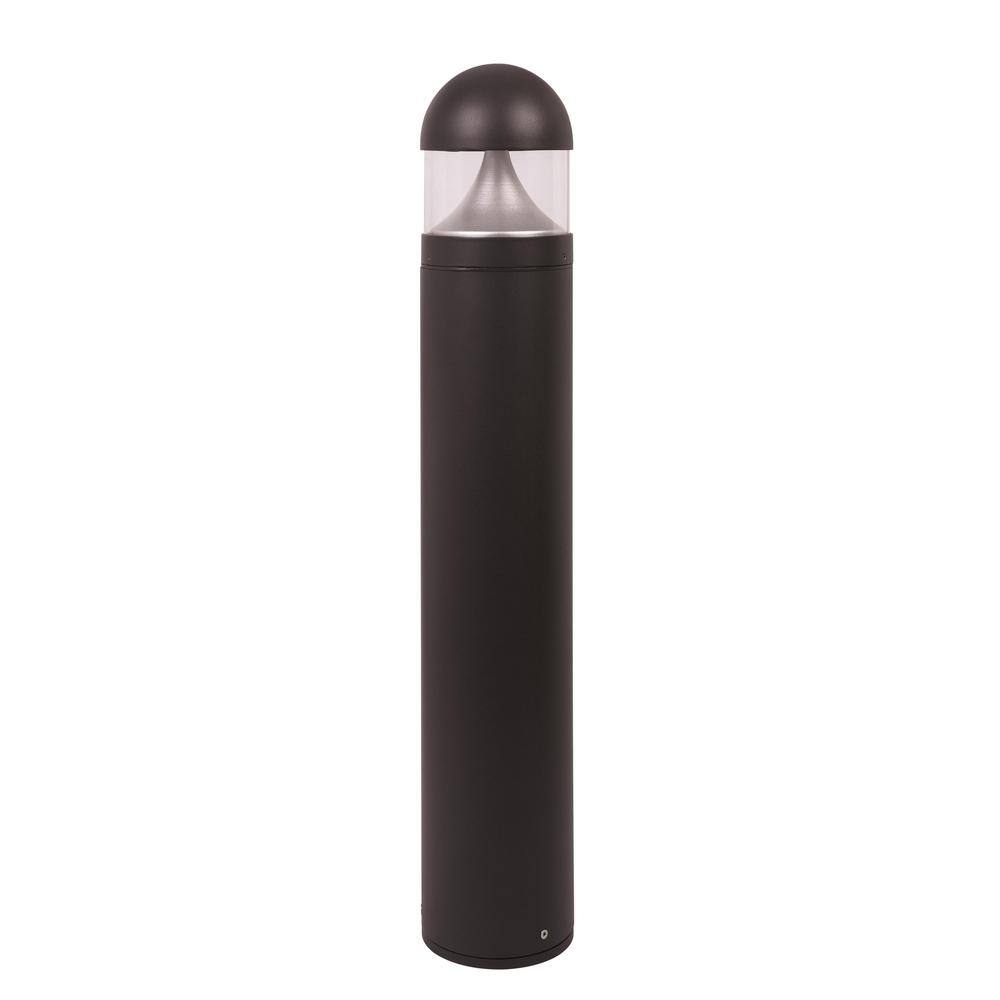 Modern Black Aluminum 39.75" LED Pathway Bollard Light