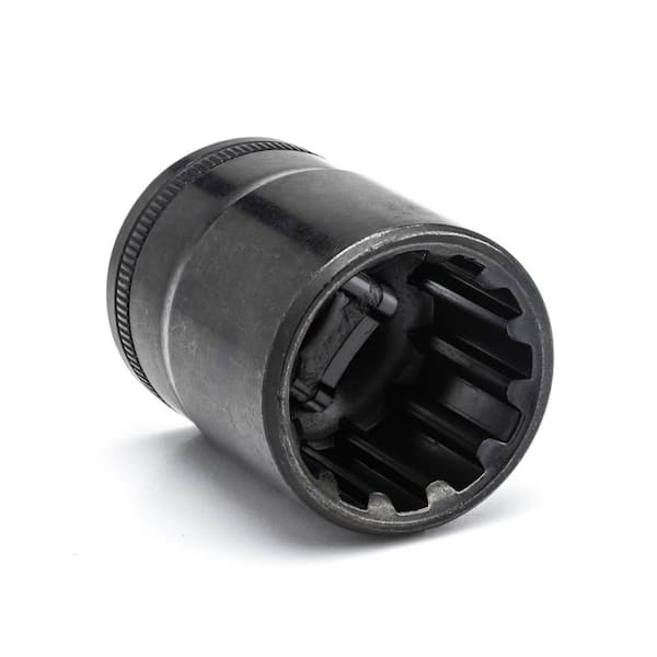 Husky 3/8 in. Drive 11/16 in. Knurl Grip Universal Socket