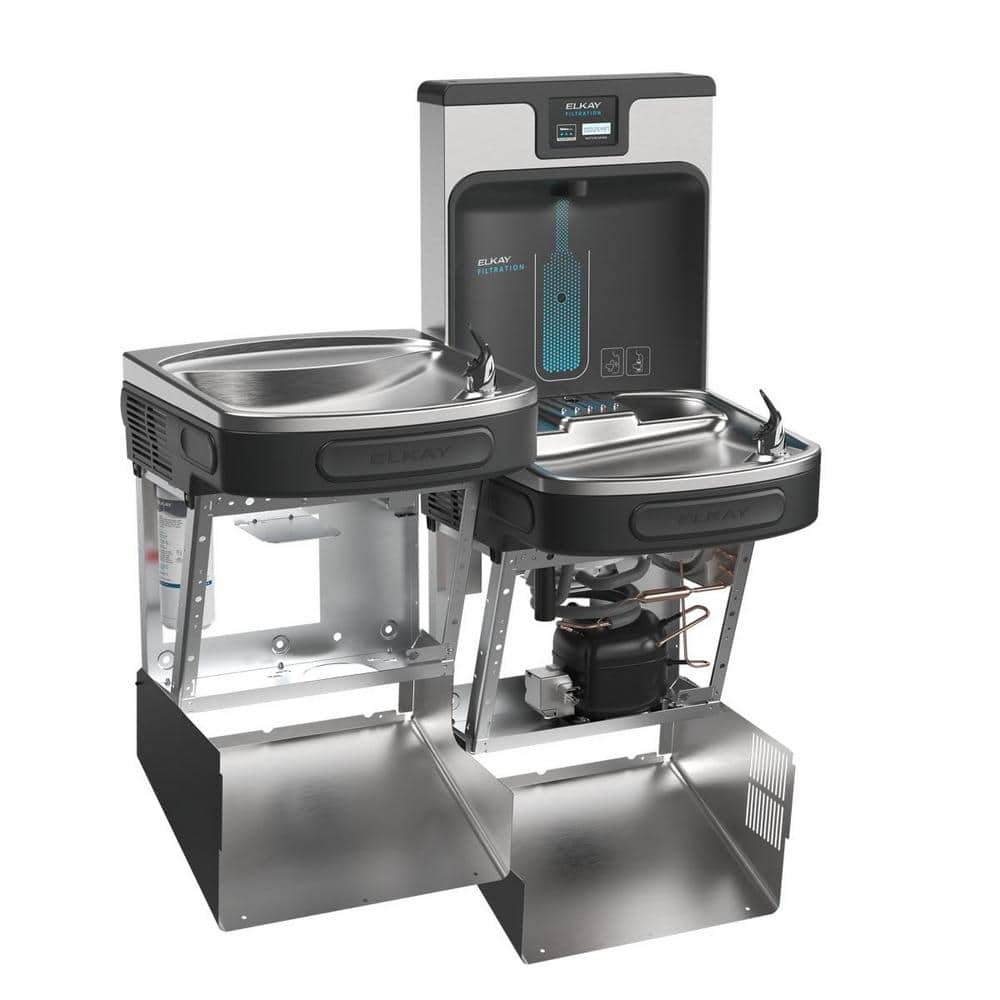 Enhanced ezH2O BFS and Versatile Bi-Level ADA Drinking Fountain Cooler Refrigerated Midnight Black HC Lead Reduction QFC price history on PriceWatchPro