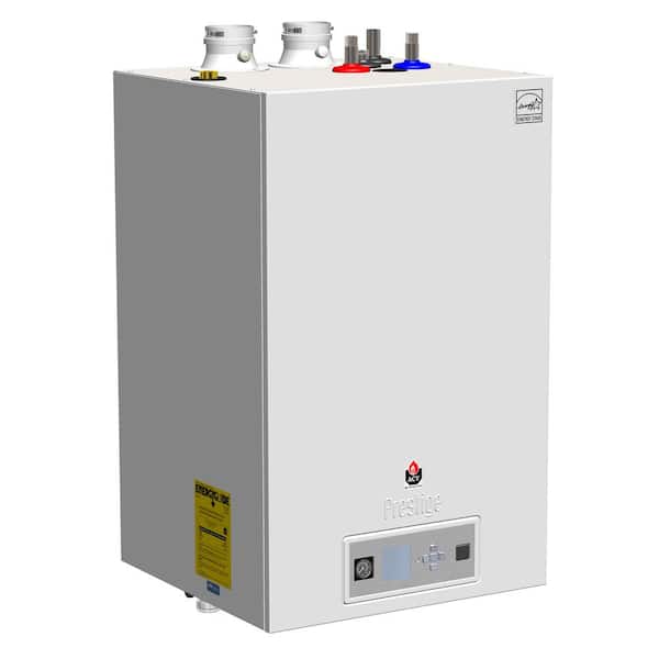 TRIANGLE TUBE Prestige Excellence 110 Condensating Gas Boiler Water Heater with 86000-99000 BTU and 1100000 Input Modulating