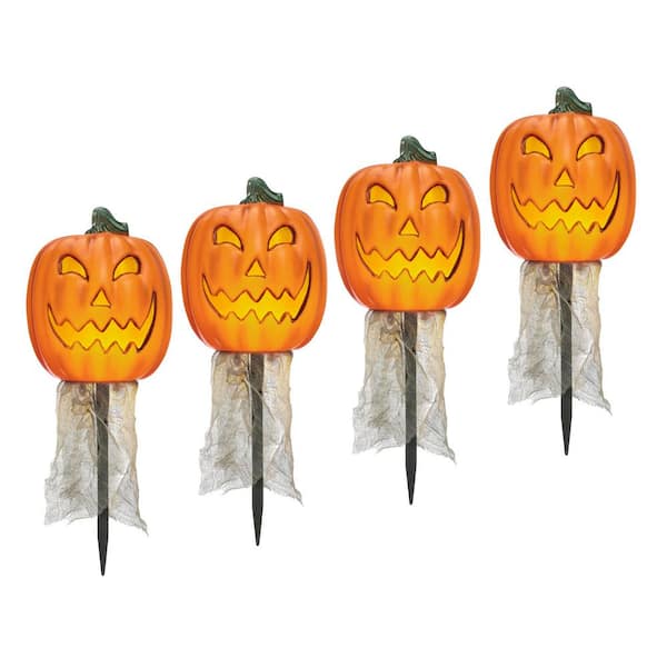 Home Accents Holiday 4-Pack LED Pathway Lights