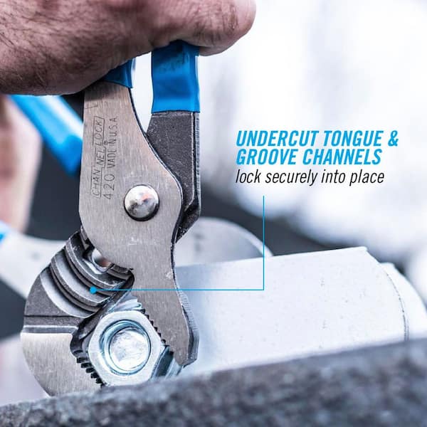 Channellock 9.5 in. and 6.5 in. Tongue and Groove Pliers Set GS-1