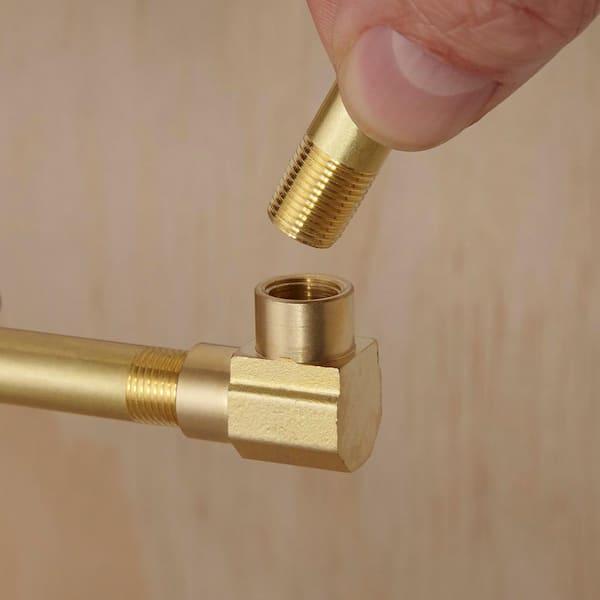 1/8 in. FIP 90-Degree Brass Elbow Fitting