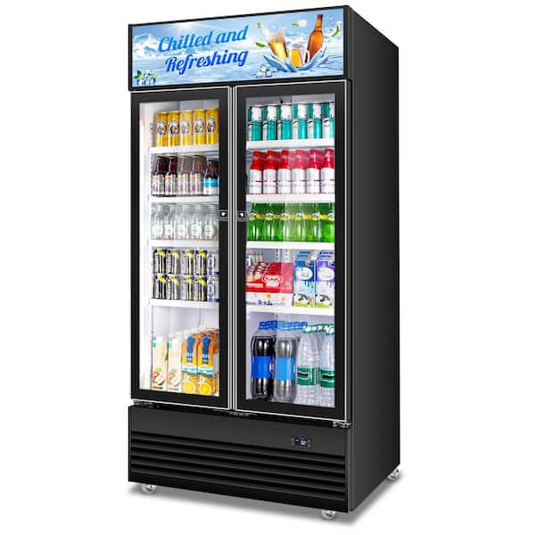 SOZT 39.37 in. 28 cu. ft. Commercial Display Refrigerator