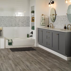 Stone Decor Fog 11 in. x 12 in. x 10 mm Marble Mosaic Floor and Wall Tile (0.83 sq. ft./Each)