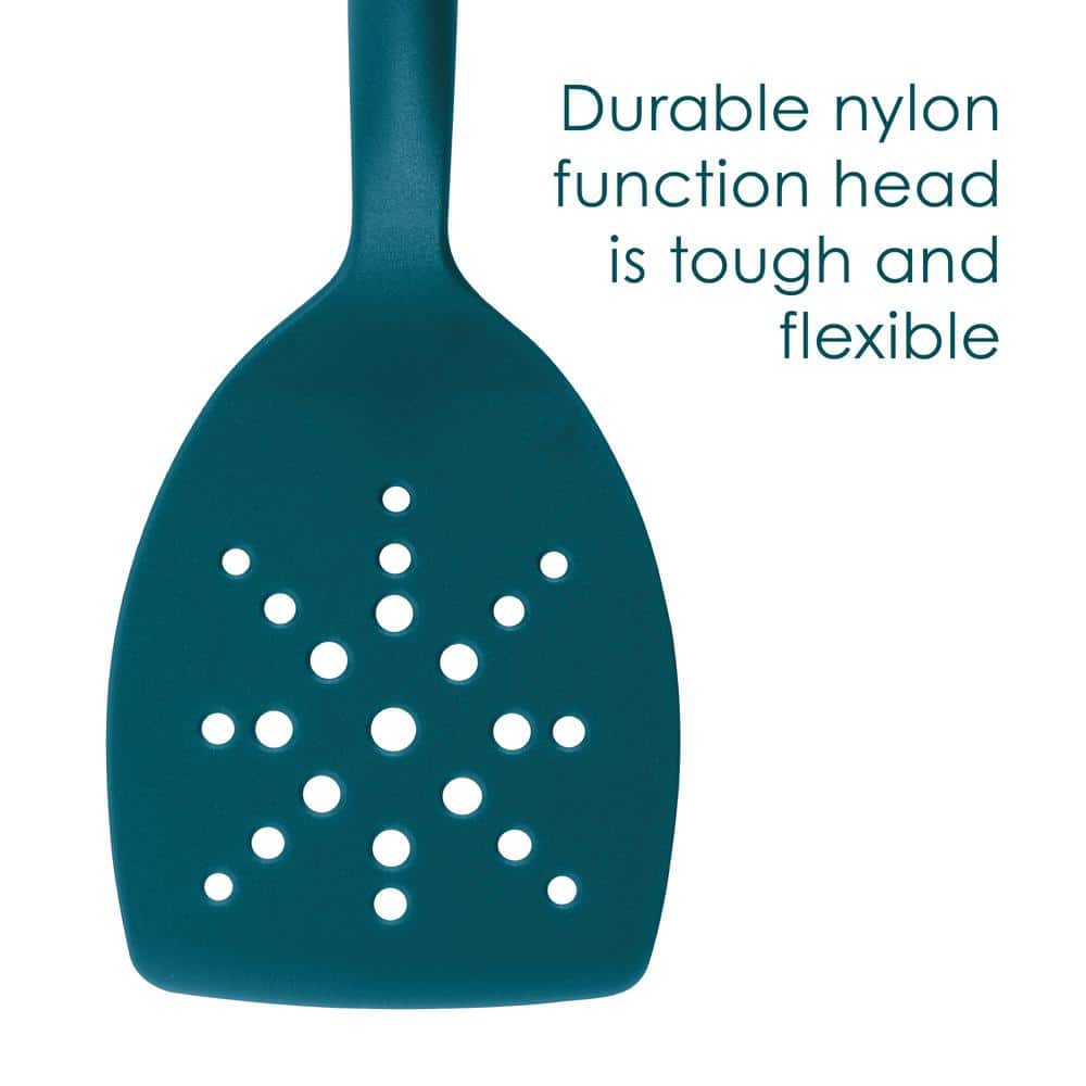 Teal Nylon 6-Piece Classic Kitchen Utensil Set