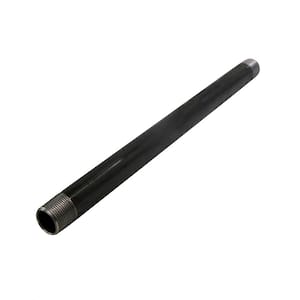 PLUMBFLEX 1 in.x 48 in. Black Steel Pipe 1048PBL - The Home Depot