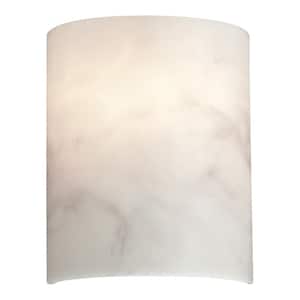 Metro 1 Light Alabaster Dust Wall Sconce