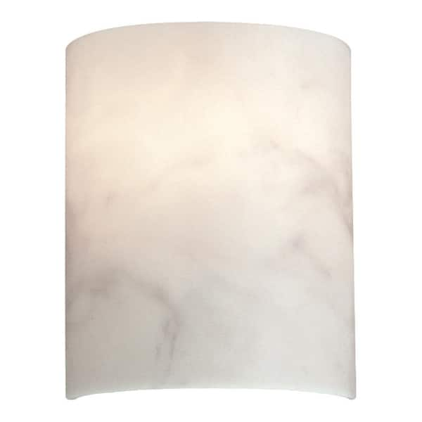 Metropolitan Metro 1 Light Alabaster Dust Wall Sconce