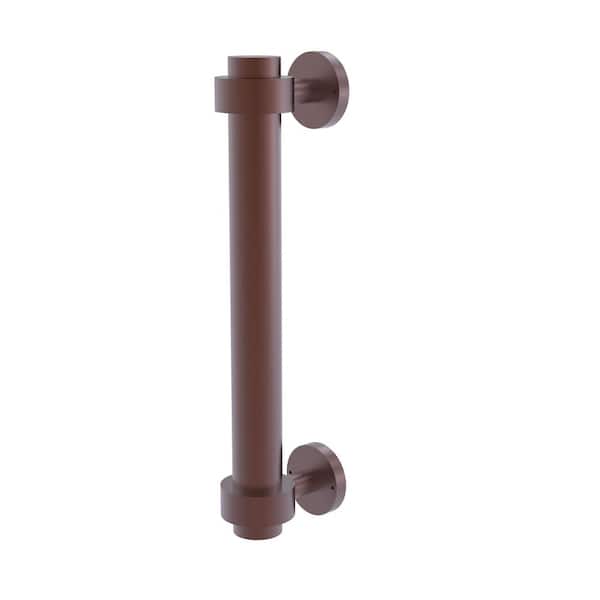 8 in. Center-to-Center Door Pull in Antique Copper
