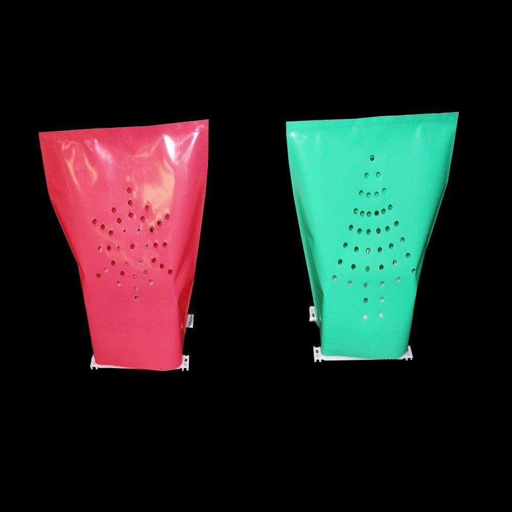 Red/Green Die-Cut Electric Luminaria Kit (Set of 10)
