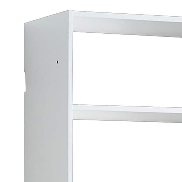 Benjara Vedz 31.5 in. W x 13.78 in. D White Melamine Wall Mount