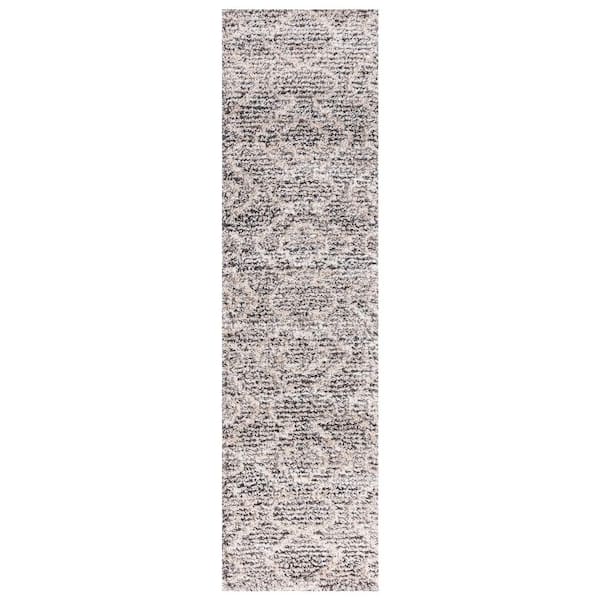Concord Global Trading Serenity Gray 2 ft. x 7 ft. Traditional Runner Rug