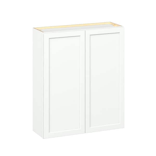 Emerson Pure White Wall 2 Door Ready to Assemble Kitchen Cabinet (36 in. W x 42 in. H x 12 in. D)
