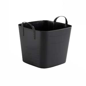 6.5 Gal. Tub Basket Plastic Storage Tote Bin with Handles (18-Pack)