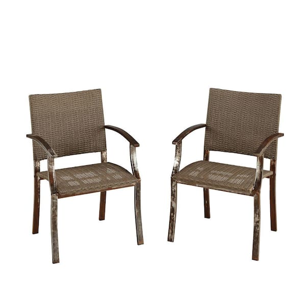 Home Styles Urban Pair of Outdoor Patio Dining Chair