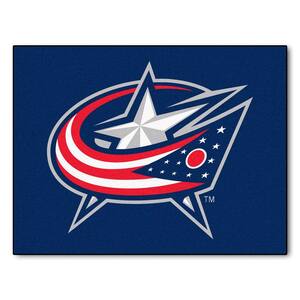 NHL Columbus Blue Jackets Blue 3 ft. x 4 ft. Indoor All Star Area Rug