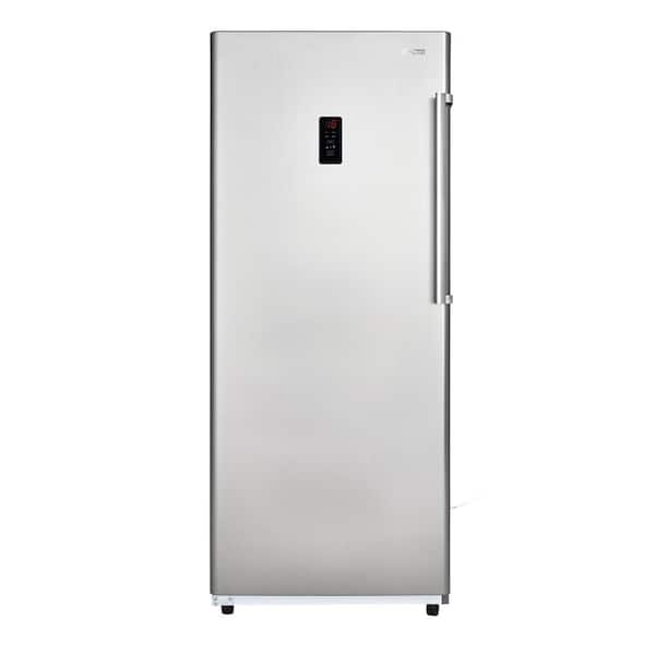 ConServ 14 cu.ft. 28 in. Stainless Convertible Garage Freezer- Specialty Refrigerator Upright Frost Free in Stainless Steel