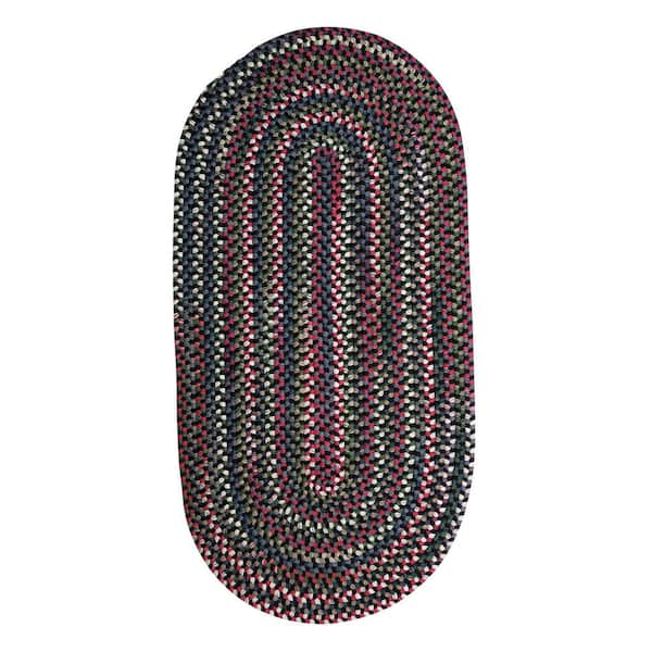 Colonial Mills Chestnut Knoll Black Satin 2 ft. x 12 ft. Runner Indoor Area Rug