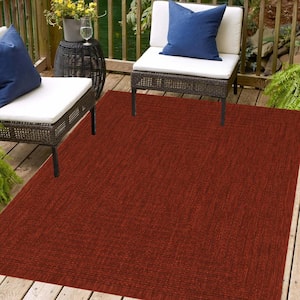 Viola Red 4 ft. x 6 ft. Indoor/Outdoor Area Rug