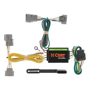 Custom Vehicle-Trailer Wiring Harness, 4-Way Flat Output, Select Toyota Tacoma, T100, Hilux, Quick Wire T-Connector